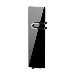 Sèche serviette électrique Campaver Bains nativ 700+800 Watts Noir Astrakan