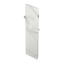 Radiateur à inertie Keramos Hug nativ 1000 Watts Marbre Blanc