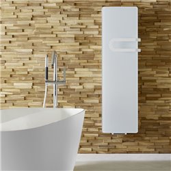 Sèche serviette électrique Campaver Bains nativ 700+800 Watts Lys Blanc