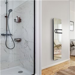 Sèche serviette électrique Campaver Bains nativ 700+800 Watts Reflet