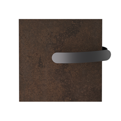 Barre porte-serviette Anthracite pour radiateur Keramos Hug nativ