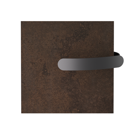 Barre porte-serviette Anthracite pour radiateur Keramos Hug nativ