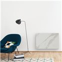 Radiateur à inertie Keramos nativ 1000 Watts Horizontal Marbre Blanc