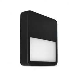 Collerette asymétrique noire pour QUADRA 280x280x50 mm