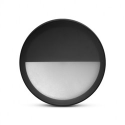 Collerette asymétrique noire pour CLIPSO Ø280 x 50 mm