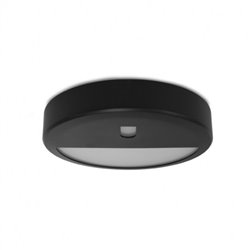 Collerette asymétrique noire + ouverture pour CLIPSO Ø220 x 50 mm