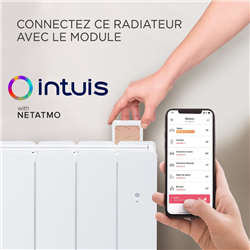 Radiateur à inertie Campalys 750 Watts Plinthe Blanc