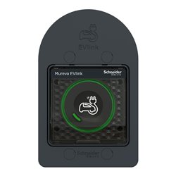 Prise de courant 2P+T renforcée pour véhicules électriques en saillie MUR36014 Mureva EV Link anthracite