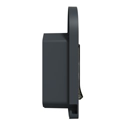 Prise de courant 2P+T renforcée pour véhicules électriques en saillie MUR36016 Mureva EV Link anthracite avec disjoncteur diff. 