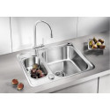 Evier Lantos 6-IF 593x488 mm 1 cuve+vide-sauce Inox 516676