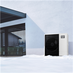 Pompe à chaleur air eau Ecodan Zubadan Silence Duo 8 kWatts, 200 Litres Triphasé R32