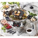 Appareil à fondue asiatique 6 personnes KCPFONDASIA 1950 Watts inox