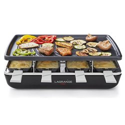Service à raclette 179301 1200 Watts noir