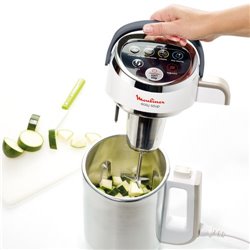 Blender chauffant LM841B10 1000 Watts inox et blanc