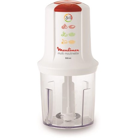 Mini-hachoir 3 en 1 AT710110 500 Watts blanc