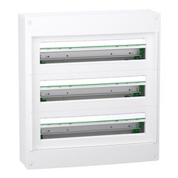 Coffret électrique PrismaSeT XS LVSXT324 3 rangées de 24 modules en saillie