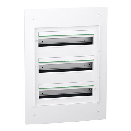 Coffret électrique PrismaSeT XS LVSXS318 3 rangées de 18 modules encastré