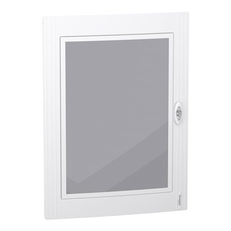 Porte transparente LVSXDT424 pour coffret 4 rangées de 24 modules PrismaSeT XS Porte transparente LVSXDT424 pour coffret 4 rangées de 24 modules PrismaSeT XS