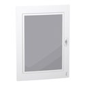 Porte transparente LVSXDT424 pour coffret 4 rangées de 24 modules PrismaSeT XS