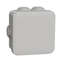 Boîte de dérivation Mureva Box ENN05004 80x80x45 mm à embouts
