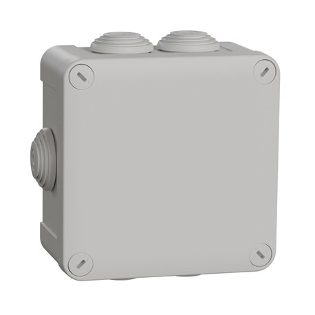 Boîte de dérivation Mureva Box ENN05205 105x105x55 mm à embouts et bornier