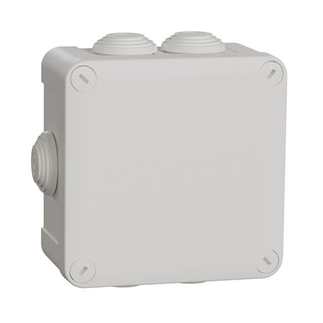 Boîte de dérivation Mureva Box IMT05025 105x105x55 mm à embouts blanc