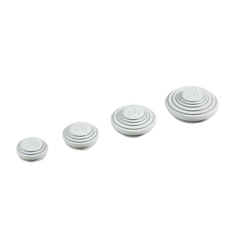 Lot de 10 entrées de câbles Mureva Box ISM71074 Ø4-40 / perçage Ø44mm gris clair