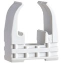 Lot de 100 clips à tube Mureva Fix IMT45816 Ø16 mm blanc polaire
