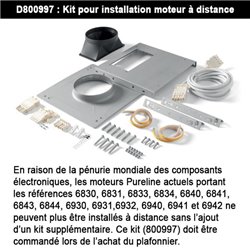 Hotte de cuisine  D6830 plafond 707 m3/h, 85 cm