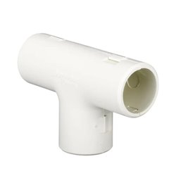 Té pour tube 3321 Mureva Tube IMT44920 Ø20 mm blanc polaire