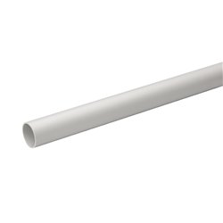 Conduit non tulipé 3321 de 3 m Mureva Tube IMT50325 Ø25 mm gris