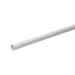 Conduit tulipé 3321 de 3 m Mureva Tube IMT50616 Ø16 mm gris