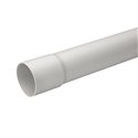Conduit tulipé 3321 de 3 m Mureva Tube IMT50663 Ø63 mm gris