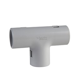 Té pour tube 3321 Mureva Tube ENN44325 Ø25 mm gris