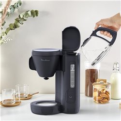 Cafetière 15 tasses FG2M0810 à filtre bleu nuit mat