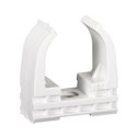 Lot de 50 clips à tube Mureva Fix IMT45820 Ø20 mm blanc polaire