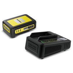 Set batterie 18 V + chargeur rapide 24450620 noir et jaune 