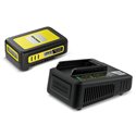 Set batterie 18 V + chargeur rapide 24450620 noir et jaune 