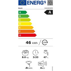 Lave-linge frontal ligne série 4 WAN28258FR 8 kg 1400 trs/min