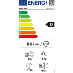 Lave-vaisselle W7FHS31S 15 couverts largeur 60 cm