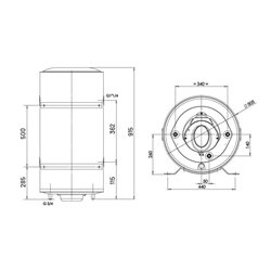Préparateur d'Eau Chaude Sanitaire BDR-CDS 3070583 100 Litres
