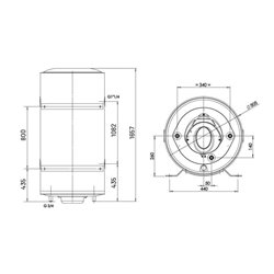 Préparateur d'Eau Chaude Sanitaire BDR-CDS 3070586 206 Litres
