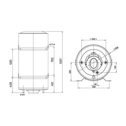 Préparateur d'Eau Chaude Sanitaire BDR-CDS 3070560 166 Litres