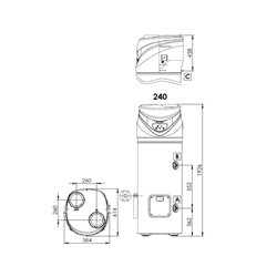 Chauffe-eau thermodynamique Nuos Primo A 242 Litres au sol