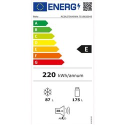 Réfrigérateur RCSA270K40WN 262 Litres combiné