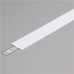 Lot de 10 diffuseurs profilés 19,2 mm blanc 2m pour bandeaux LED
