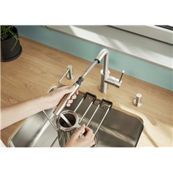 Tirette de commande ronde inox brossé 226540