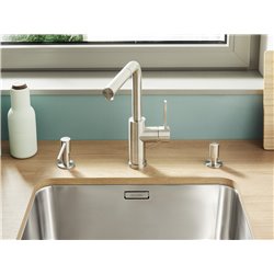 Tirette de commande ronde inox brossé 226540