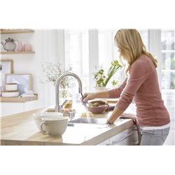 Mitigeur cuisine Carena-S Vario 521356 Chromé 