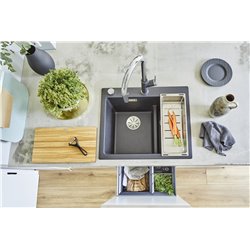 Mitigeur cuisine Carena-S Vario 521359 Gris Rocher 